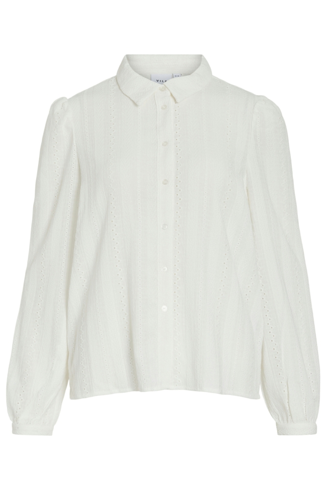 VIZANIA L/S SHIRT - NOOS 14107476 CLOUD DANCER